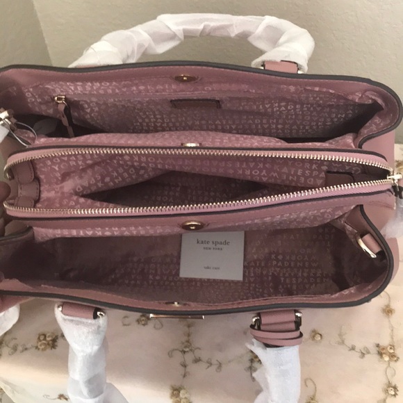 NWT Kate Spade dusty pink satchel bag - Picture 5 of 6